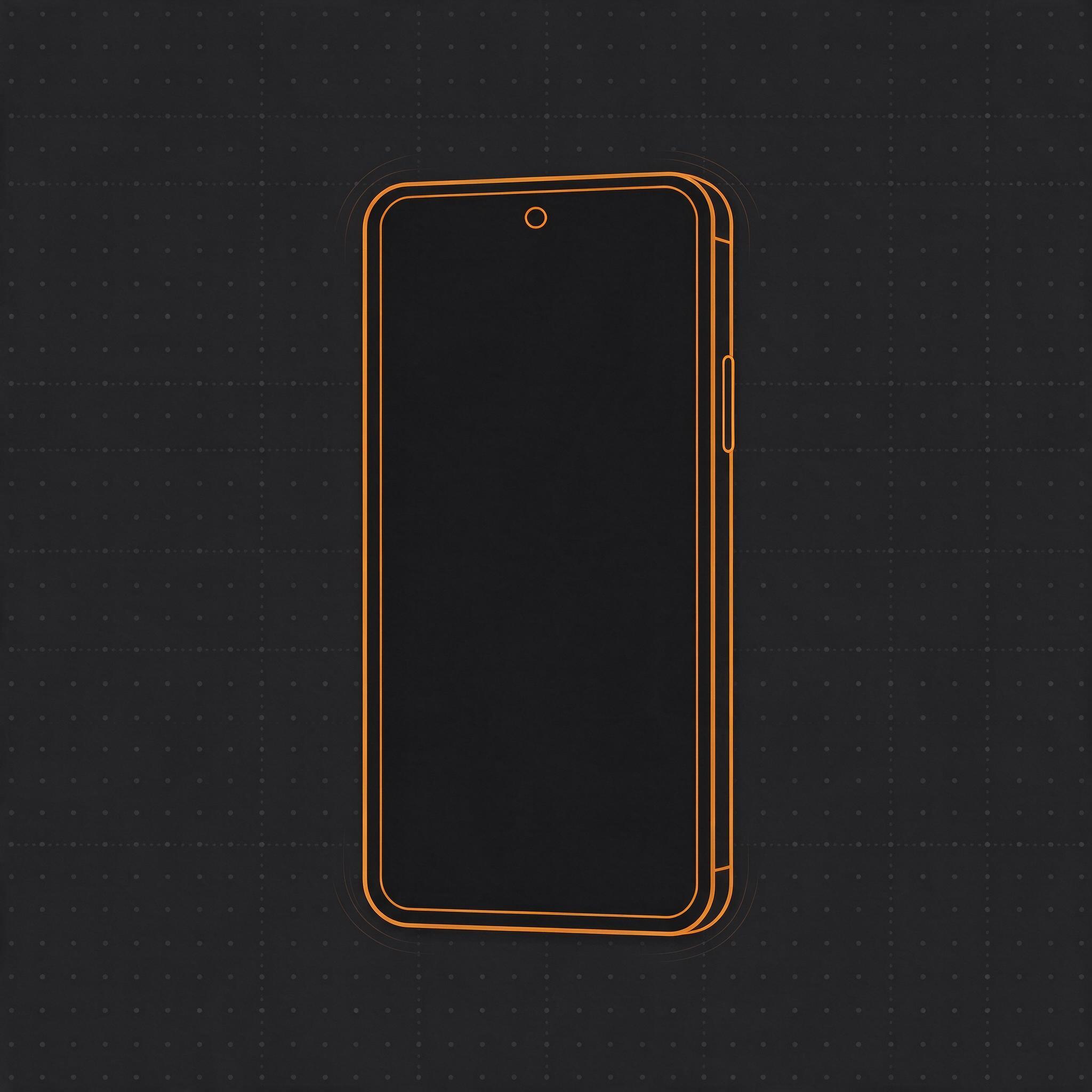 Illustrative schematic of a generic smartphone — not a product photograph