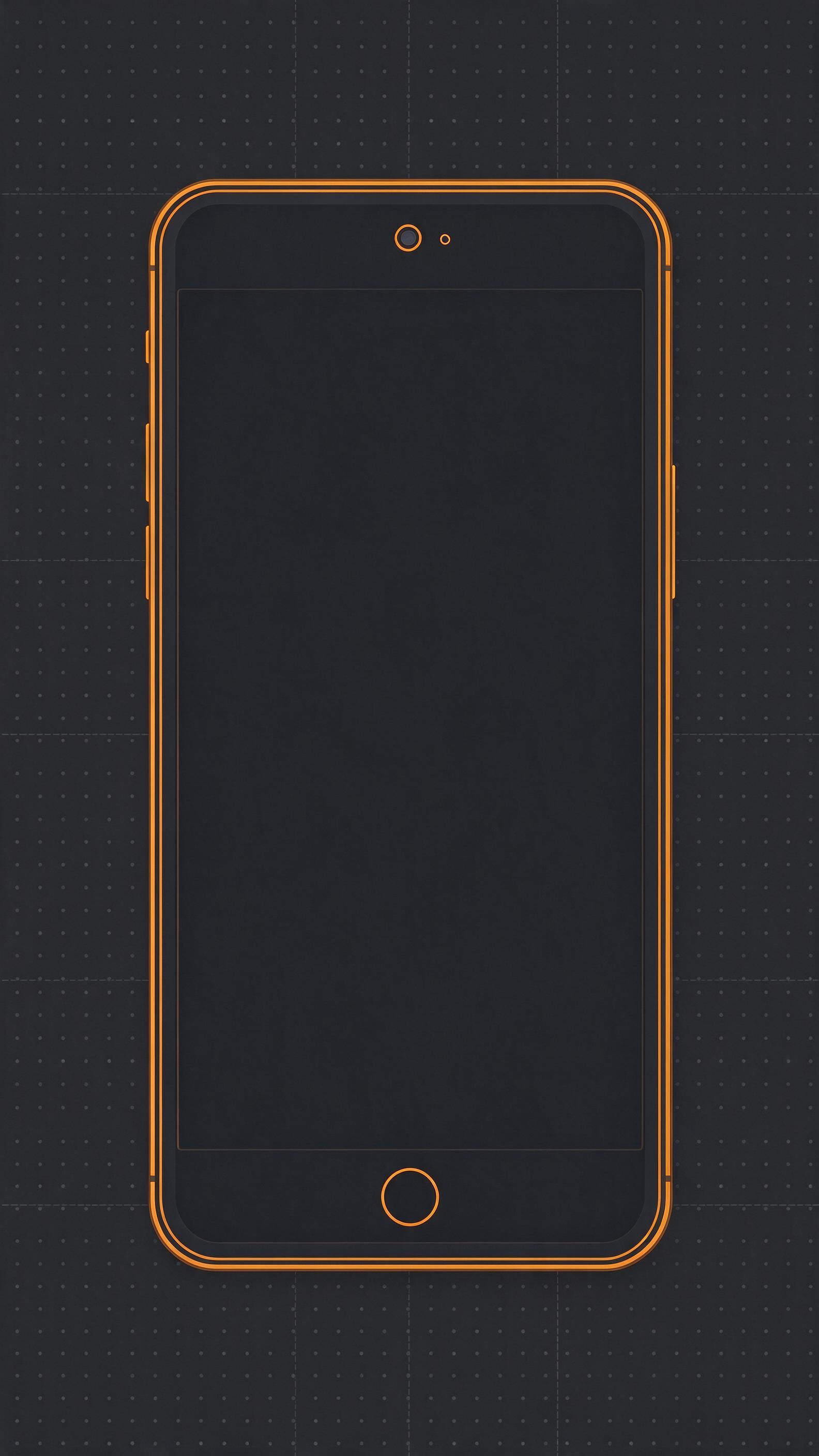 Illustrative schematic of a generic smartphone — not a product photograph